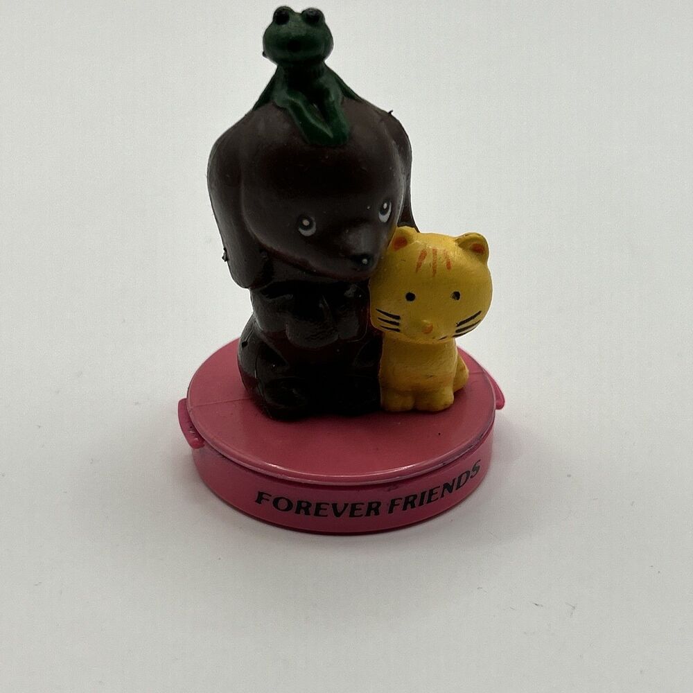 VTG Rare 1982 Poochie Forever Friends PVC Dog Cat Rubber Stamper Collectible